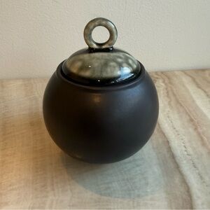 Jars-France Samoa Vert (Green) Sugar Bowl & Lid - 3 1/2"